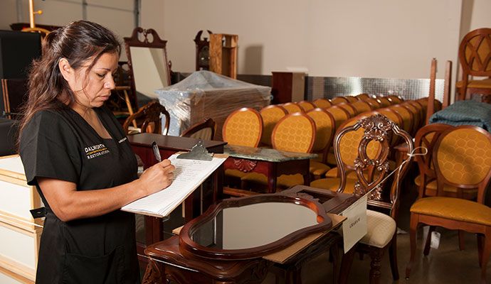Listing clean furniture